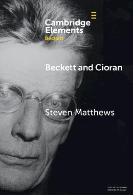 Beckett and Cioran - Steven Matthews - cover