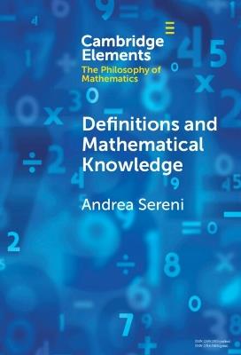 Definitions and Mathematical Knowledge - Andrea Sereni - cover