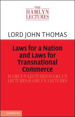 Laws for a Nation and Laws for Transnational Commerce - John Thomas - cover