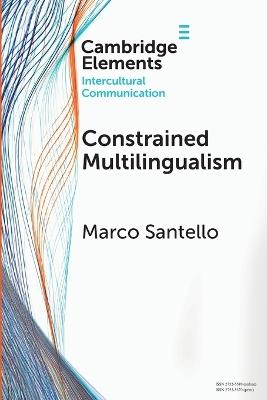 Constrained Multilingualism - Marco Santello - cover