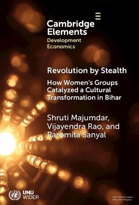 Revolution by Stealth: How Women's Groups Catalyzed a Cultural Transformation in Bihar - Shruti Majumdar,Vijayendra Rao,Paromita Sanyal - cover