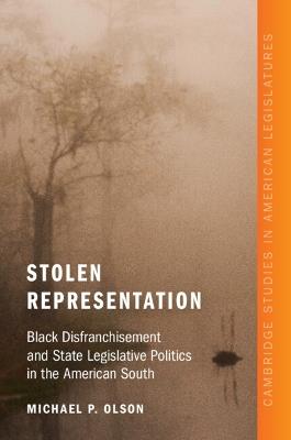 Stolen Representation: Black Disfranchisement and State Legislative Politics in the American South - Michael P. Olson - cover