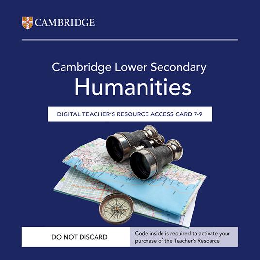 Cambridge Lower Secondary Humanities. Teachers Resource Access Card 7-9. Con codice di accesso alla versione digitale - copertina