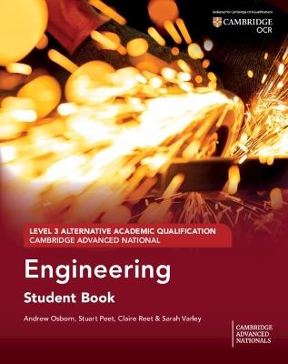 Cambridge Advanced National (AAQ) in Engineering Student Book - Andrew Osborn,Stuart Peet,Claire Reet - cover
