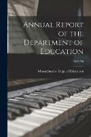 Annual Report of the Department of Education; 1885/86