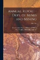 Annual Report - Dept. of Mines and Mining; 1896/1897 - cover