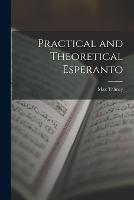 Practical and Theoretical Esperanto - Max Talmey - cover