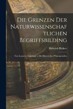 Die Grenzen Der Naturwissenschaftlichen Begriffsbilding: Eine Logische Einleitung in Die Historischen Wissenschaften