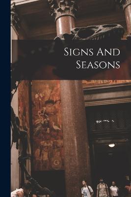 Signs And Seasons - Anonymous - cover