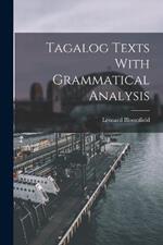 Tagalog Texts With Grammatical Analysis