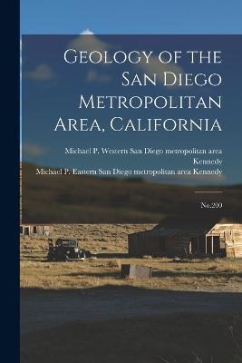 Geology of the San Diego Metropolitan Area, California: No.200 - cover