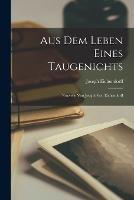 Aus dem Leben Eines Taugenichts: Nouvelle von Joseph von Eichendorff - Joseph Eichendorff - cover