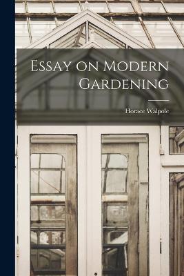 Essay on Modern Gardening - Horace Walpole - cover