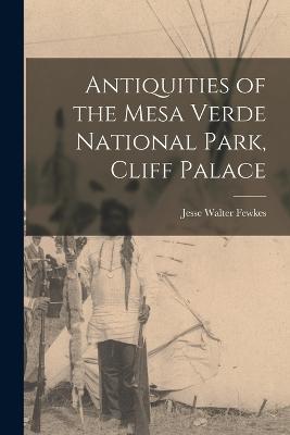 Antiquities of the Mesa Verde National Park, Cliff Palace - Jesse Walter Fewkes - cover