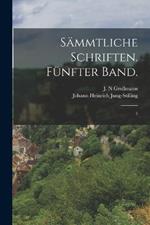 Sammtliche Schriften. Funfter Band.: 5