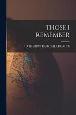 Those I Remember