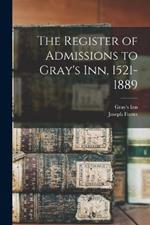 The Register of Admissions to Gray's Inn, 1521-1889