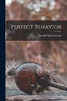 Perfect Behavior - Donald Ogden Stewart - cover