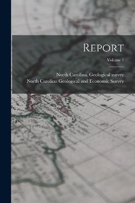 Report; Volume 1 - 1891-1925 - cover