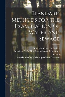 Standard Methods for the Examination of Water and Sewage - cover