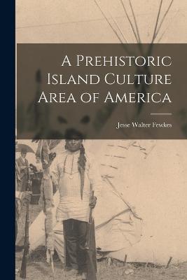 A Prehistoric Island Culture Area of America - Jesse Walter Fewkes - cover