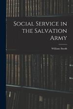 Social Service in the Salvation Army