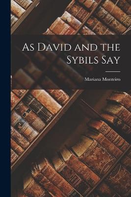 As David and the Sybils Say - Mariana Monteiro - cover