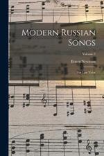 Modern Russian Songs: For Low Voice; Volume 2
