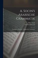A. Socin's Arabische Grammatik: Paradigmen, Literatur, UEbungsstucke Und Glossar