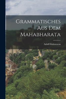 Grammatisches aus dem Mahabharata - Adolf Holtzmann - cover