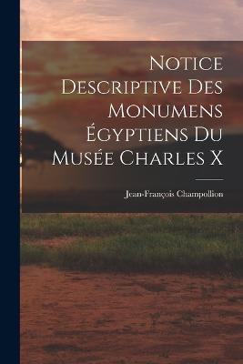 Notice Descriptive Des Monumens Égyptiens Du Musée Charles X - Jean-François Champollion - cover