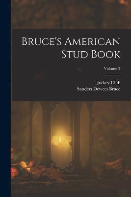 Bruce's American Stud Book; Volume 3 - Sanders Dewees Bruce - cover