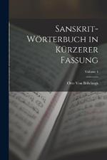 Sanskrit-Woerterbuch in Kurzerer Fassung; Volume 4