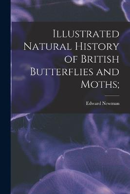 Illustrated Natural History of British Butterflies and Moths; - Edward Newman - cover