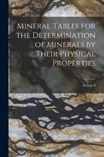 Mineral Tables for the Determination of Minerals by Their Physical Properties