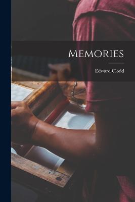 Memories - Edward Clodd - cover