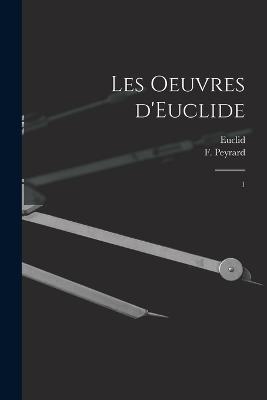 Les oeuvres d'Euclide: 1 - Euclid Euclid,F 1760-1822 Peyrard - cover