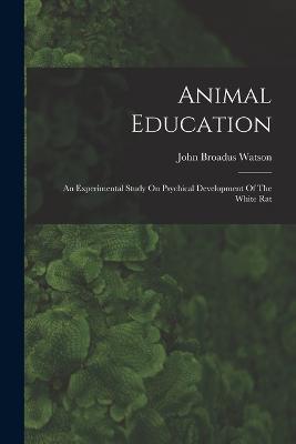 Animal Education: An Experimental Study On Psychical Development Of The White Rat - John Broadus Watson - cover