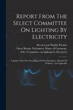 Report From The Select Committee On Lighting By Electricity: Together With The Proceedings Of The Committee, Minutes Of Evidence, And Appendix