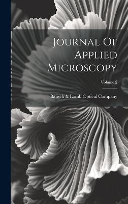 Journal Of Applied Microscopy; Volume 2 - cover