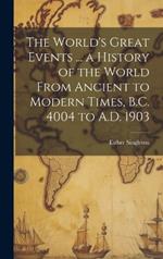 The World's Great Events ... a History of the World From Ancient to Modern Times, B.C. 4004 to A.D. 1903