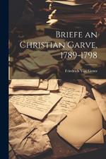 Briefe an Christian Garve, 1789-1798