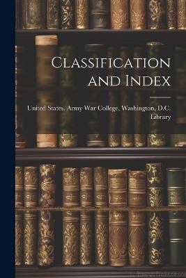 Classification and Index - cover