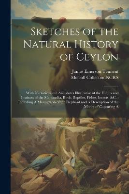 Sketches of the Natural History of Ceylon: With Narratives and Anecdotes Illustrative of the Habits and Instincts of the Mammalia, Birds, Reptiles, Fishes, Insects, &c.: Including A Monograph of the Elephant and A Description of the Modes of Capturing A - Metcalf Collection Ncrs,James Emerson Tennent - cover