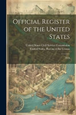Official Register of the United States: 1928 - cover