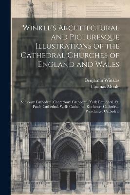 Winkle's Architectural and Picturesque Illustrations of the Cathedral Churches of England and Wales: Salisbury Cathedral. Canterbury Cathedral. York Cathedral. St. Paul's Cathedral. Wells Cathedral. Rochester Cathedral. Winchester Cathedral - Thomas Moule,Benjamin Winkles - cover