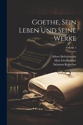 Goethe, Sein Leben Und Seine Werke; Volume 2 - Theobald Ziegler,Albert Bielschowsky,Salomon Kalischer - cover