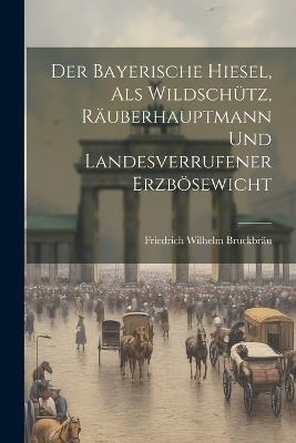 Der Bayerische Hiesel, Als Wildschütz, Räuberhauptmann Und Landesverrufener Erzbösewicht - Friedrich Wilhelm Bruckbräu - cover