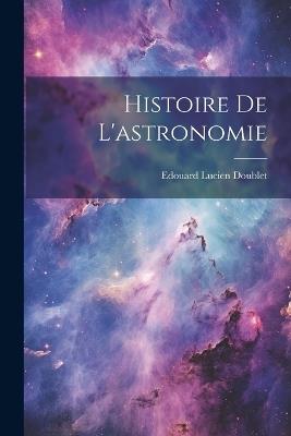 Histoire de l'astronomie - cover