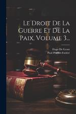Le Droit De La Guerre Et De La Paix, Volume 3...